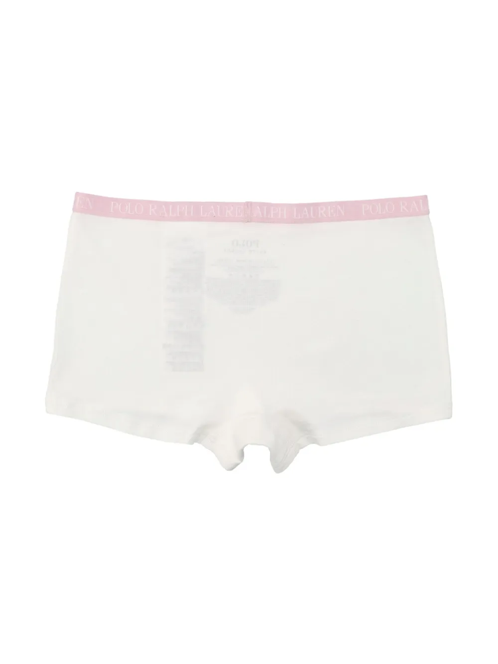 POLO RALPH LAUREN KIDS Twee boxershorts met logoband Wit