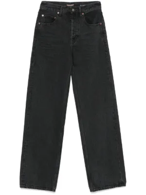 Dolce & Gabbana pressed-crease straight-leg Jeans | Black | FARFETCH