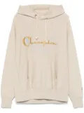 Champion logo-embroidered hoodie - Neutrals