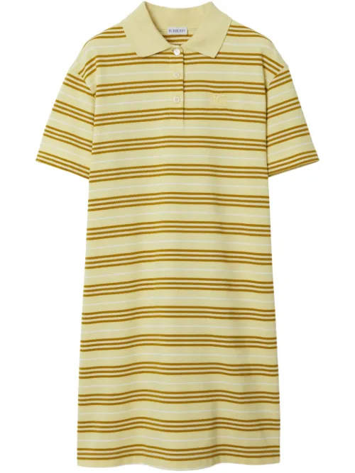 Burberry robe à rayures - Jaune - Burberry - Modalova
