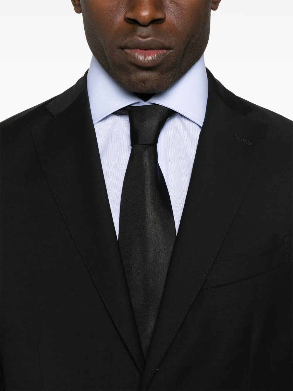 Boglioli Blazer met enkele rij knopen Zwart