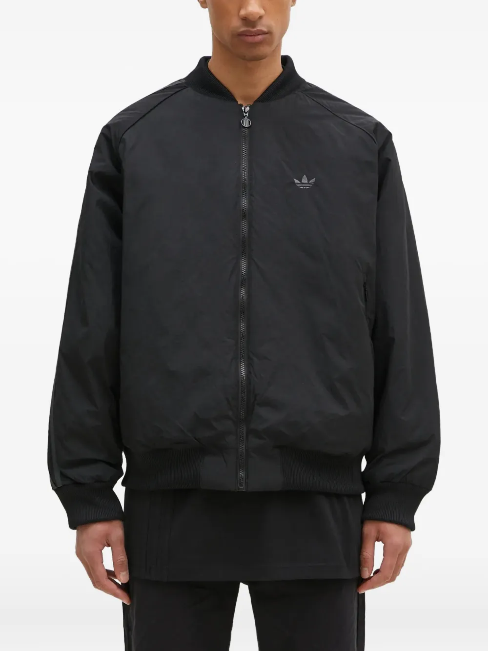 Adidas Bomberjack met rits Zwart