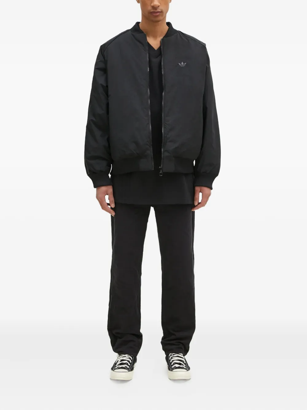 adidas Bomberjack met rits Zwart