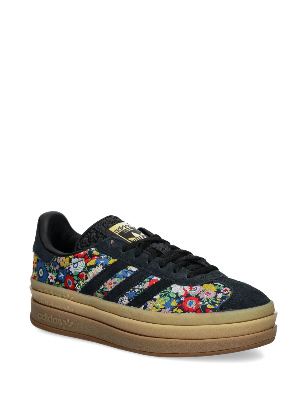 adidas Gazelle sneakers met bloemenprint Zwart
