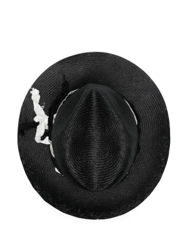 Yohji Yamamoto ヨウジヤマモト FEDORA HAT Yohji Yamamoto Fedora Hat | Black | FARFETCH