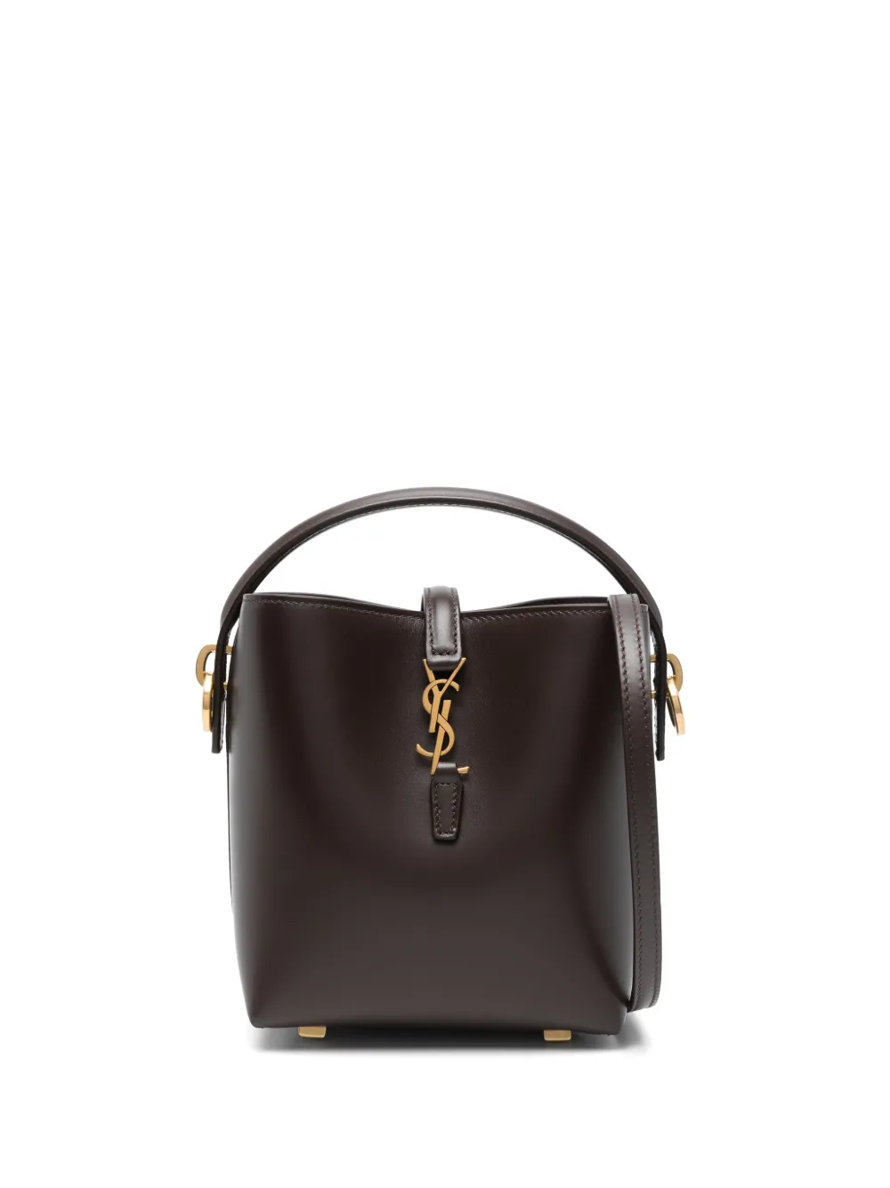 Saint Laurent Mini Le 37 Bucket Bag In 褐色