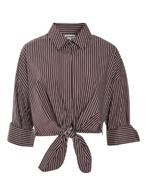 STAUD chemise Lisa - Marron - STAUD - Modalova