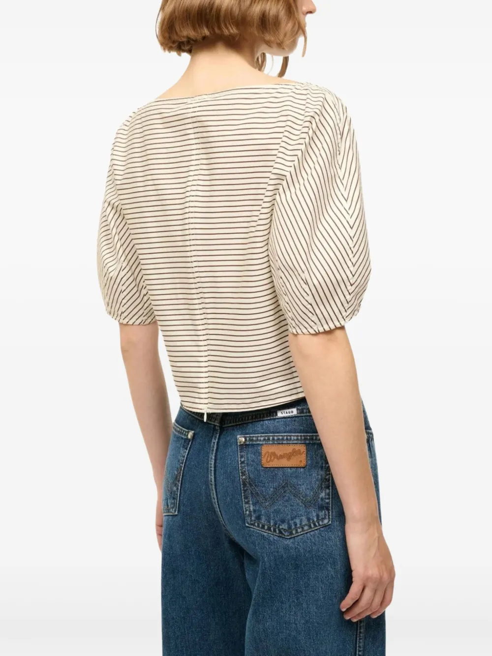 STAUD Didi top Beige