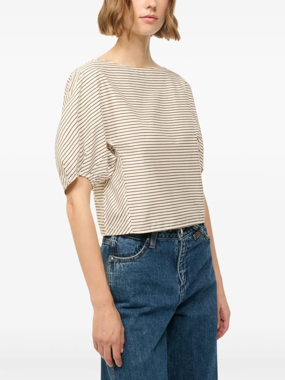 STAUD Didi top Beige