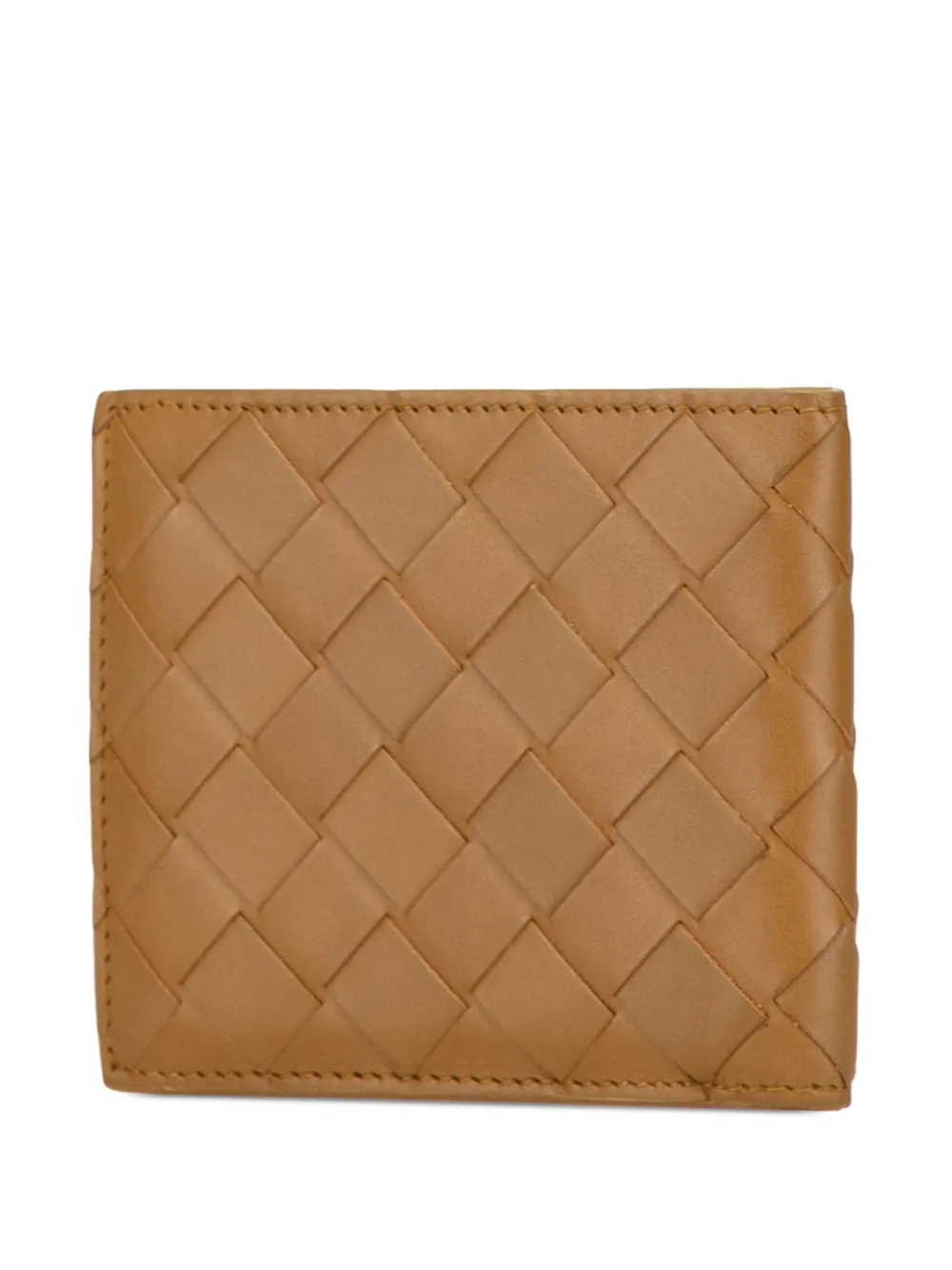 Bottega Veneta Pre-Owned 2012-2024 Intrecciato BiFold kleine portemonnee - Bruin