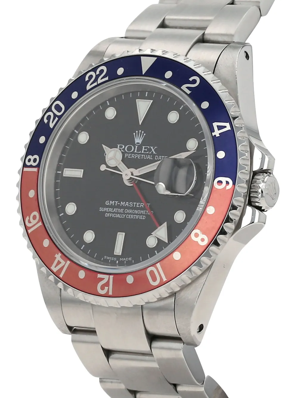 Rolex 2001 pre-owned GMT-Master II 40 mm - Zwart