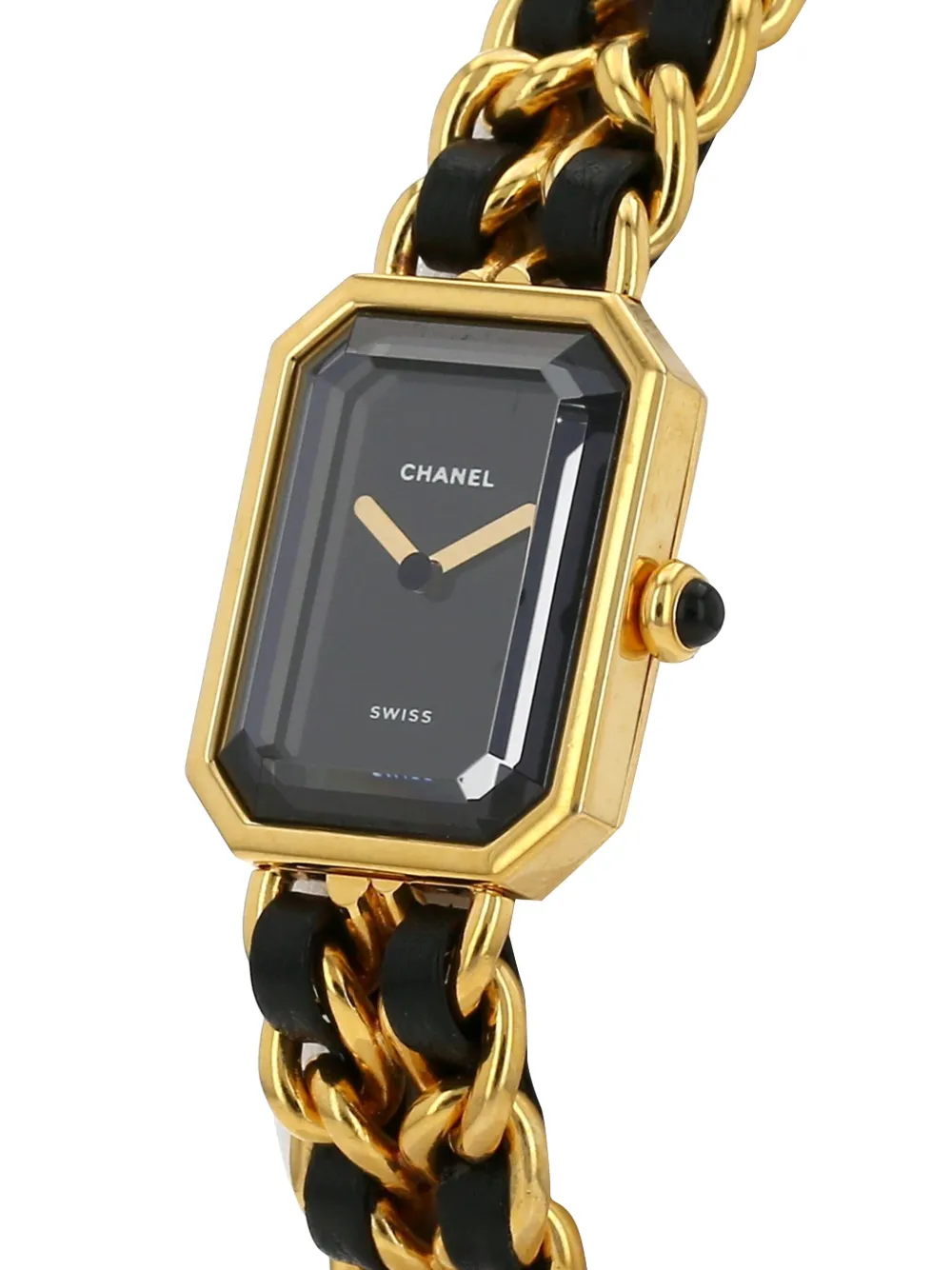 CHANEL Pre-Owned 1992 pre-owned Première XL 26 mm - Zwart