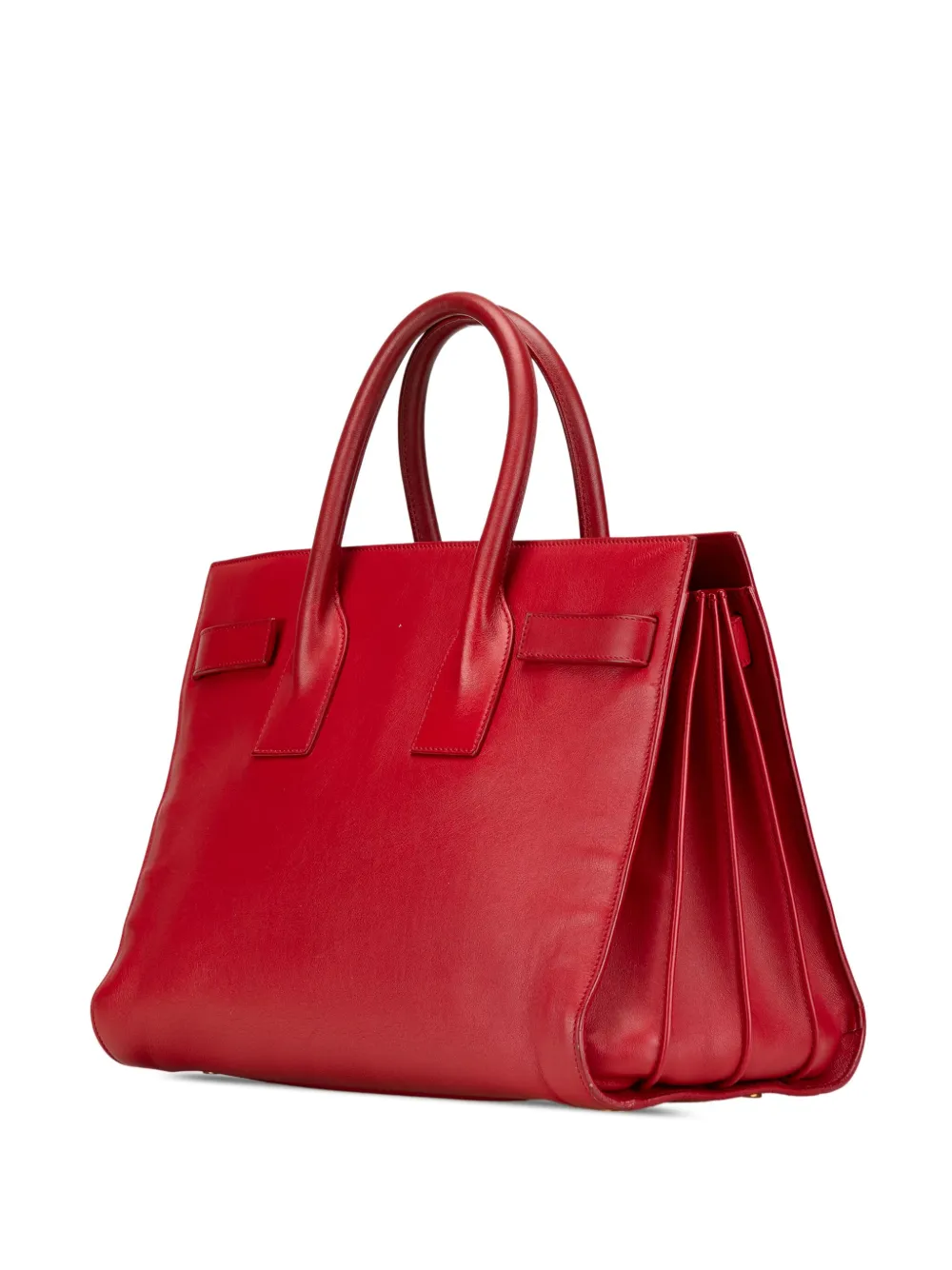 Saint Laurent Pre-Owned 2013 kleine leren Sac De Jour boekentas - Rood