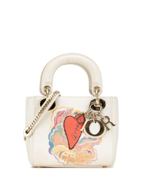 Christian Dior Pre-Owned 2018 Niki De Saint Phalle Mini Calfskin Dioramour Lady Dior satchel