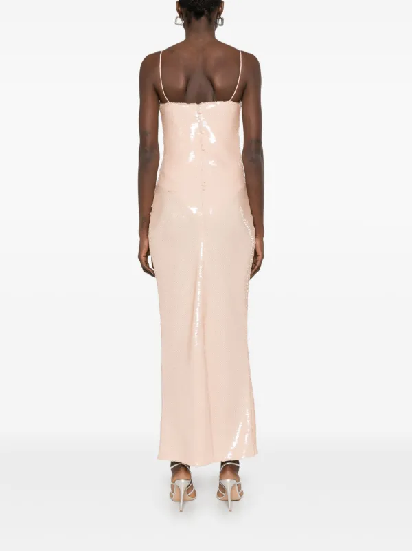 The New Arrivals Ilkyaz Ozel Isis Maxi Dress | Pink | FARFETCH