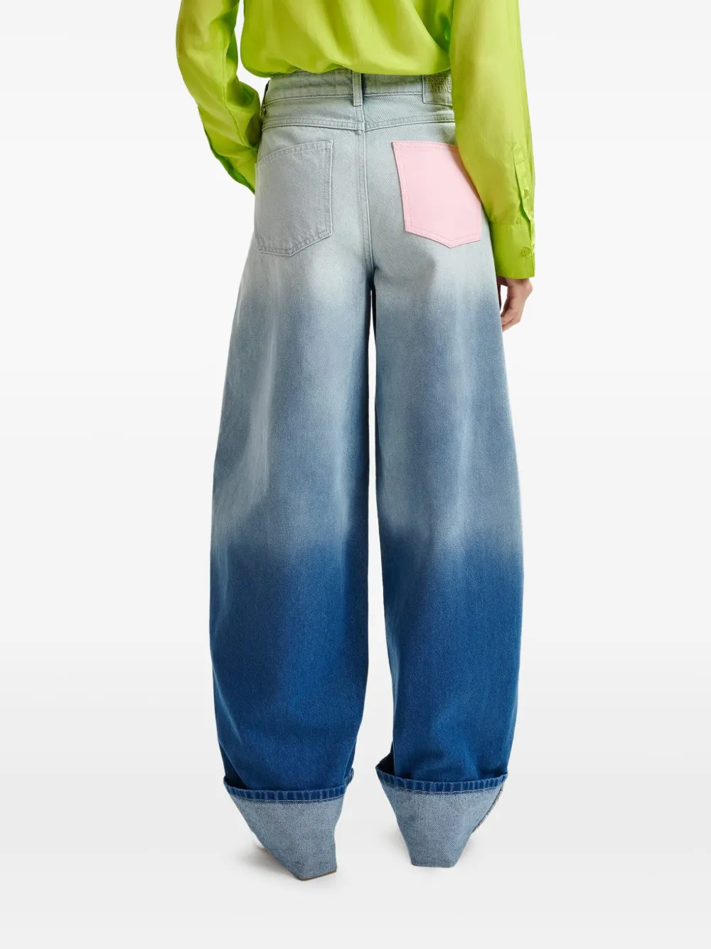 Essentiel Antwerp Haar jeans met ballonpijpen Blauw