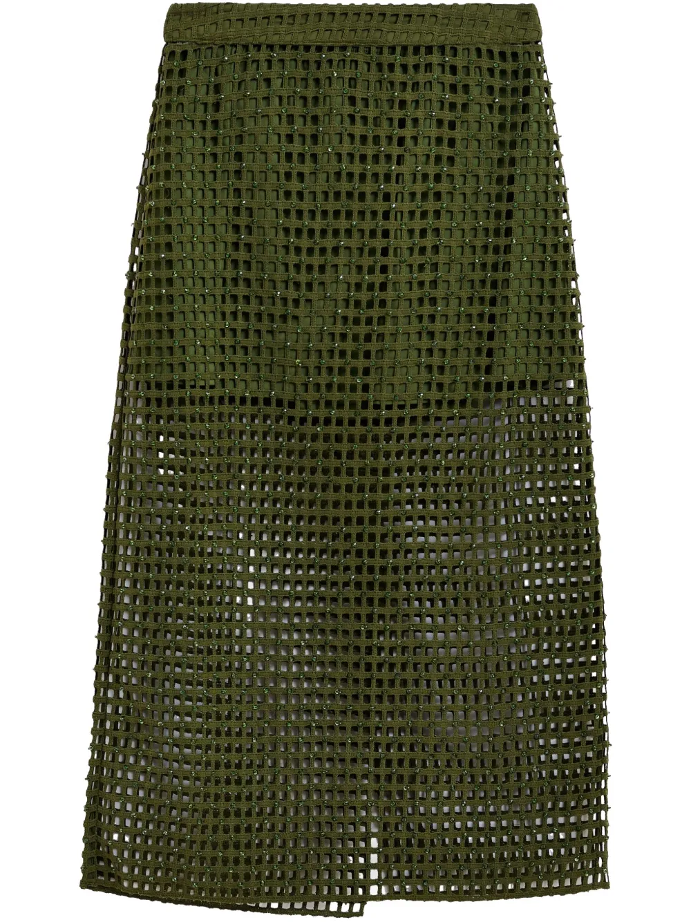 Essentiel Antwerp Handkerchief midi-rok Groen