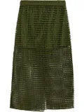 Essentiel Antwerp Handkerchief midi skirt - Green