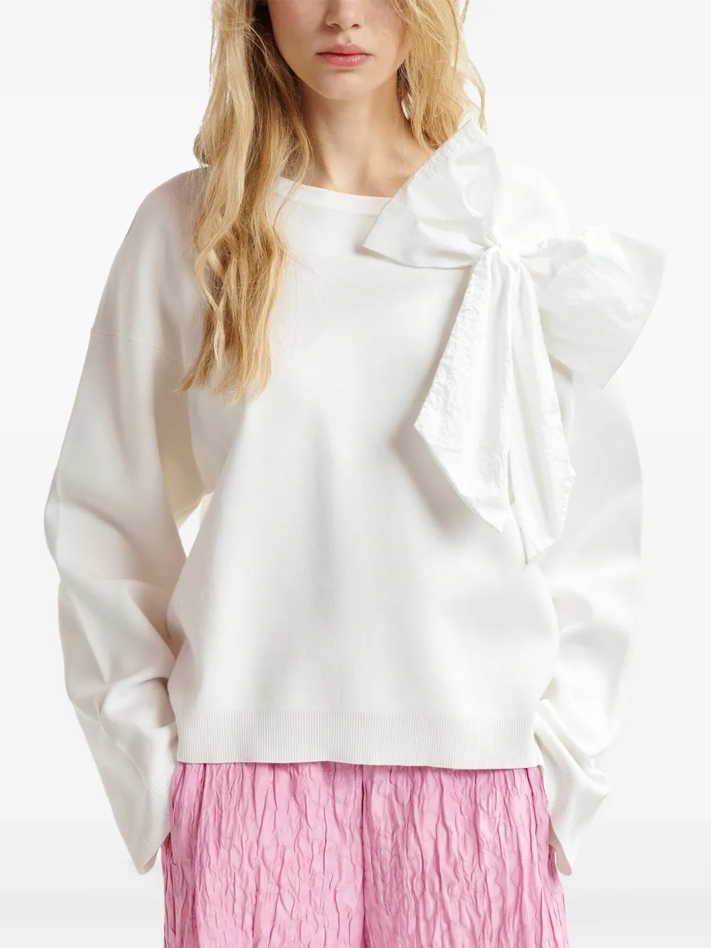 Essentiel Antwerp Hoslo trui Wit