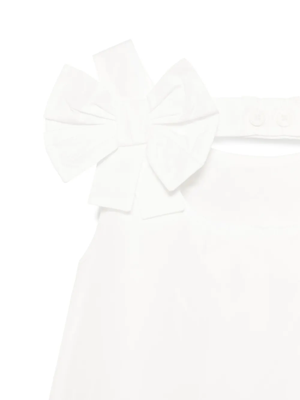 Simonetta Jurk met strikdetail Wit
