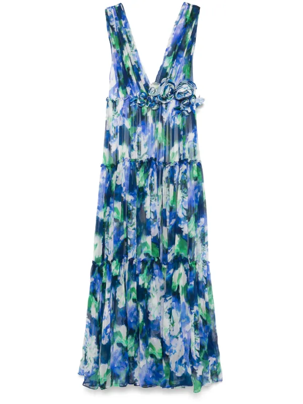 Costarellos Arella Gown in Blue