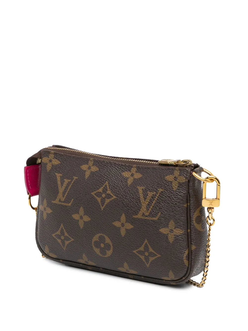 Louis Vuitton Pre-Owned 2018 Monogram Bears on Skis Christmas Animation Pochette Accessoires mini-schoudertas - Bruin