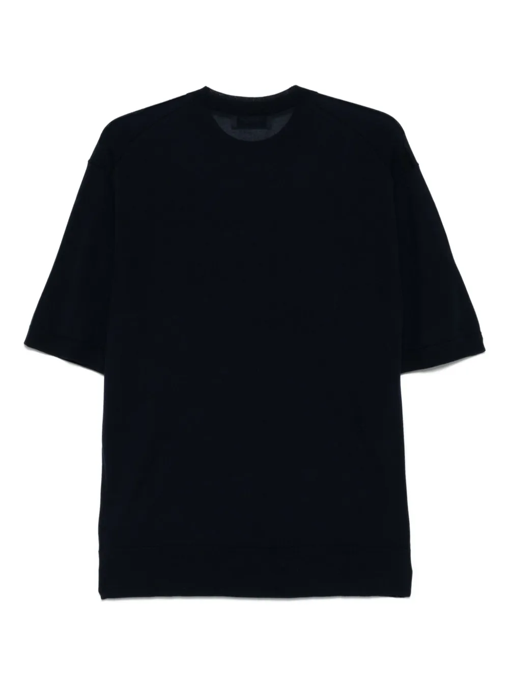 Laneus Gebreid T-shirt - Blauw