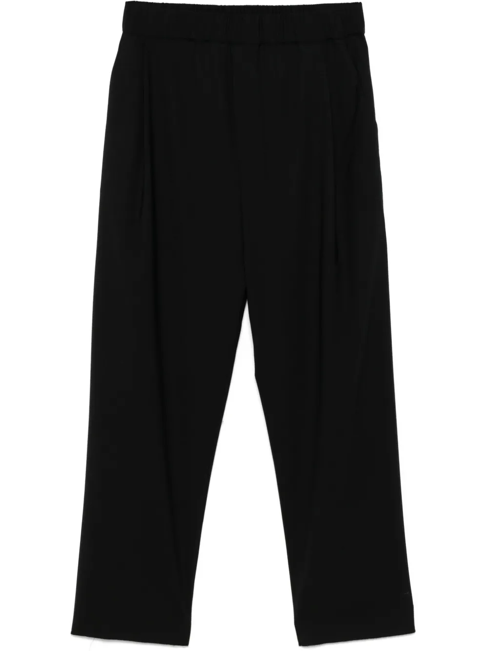 elastic-waist trousers