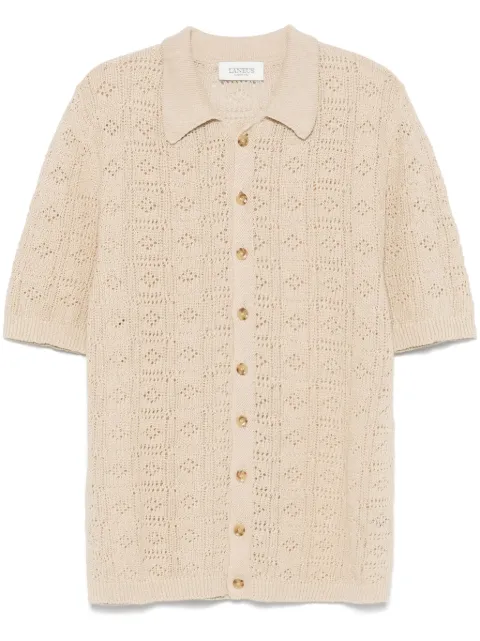 Laneus camisa de tejido flojo