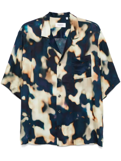 Laneus camisa con estampado gráfico