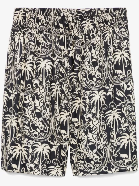 Laneus Bermudas mit grafischem Print