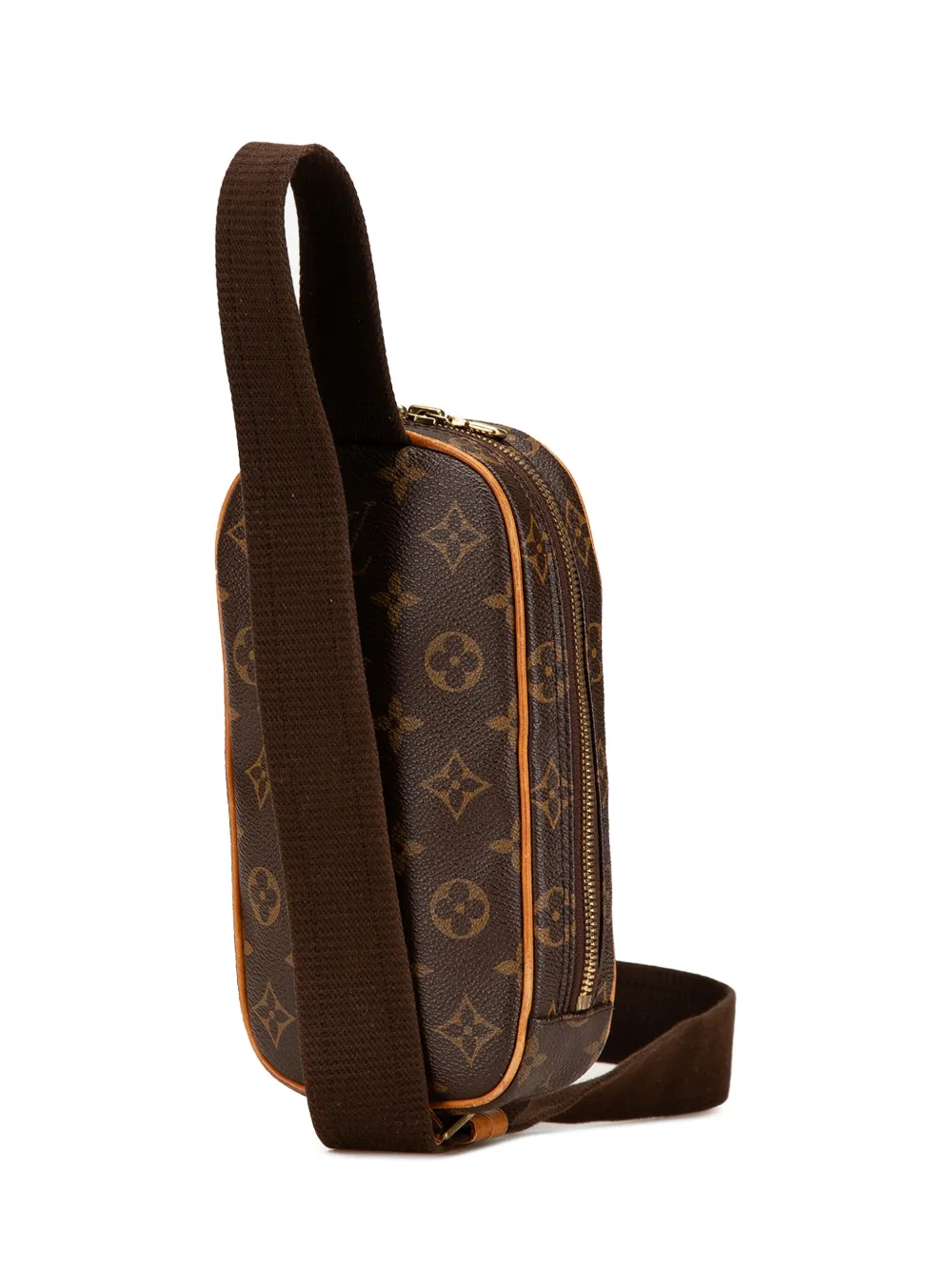 Louis Vuitton Pre-Owned 2013 Pochette Gange crossbodytas met monogram - Bruin