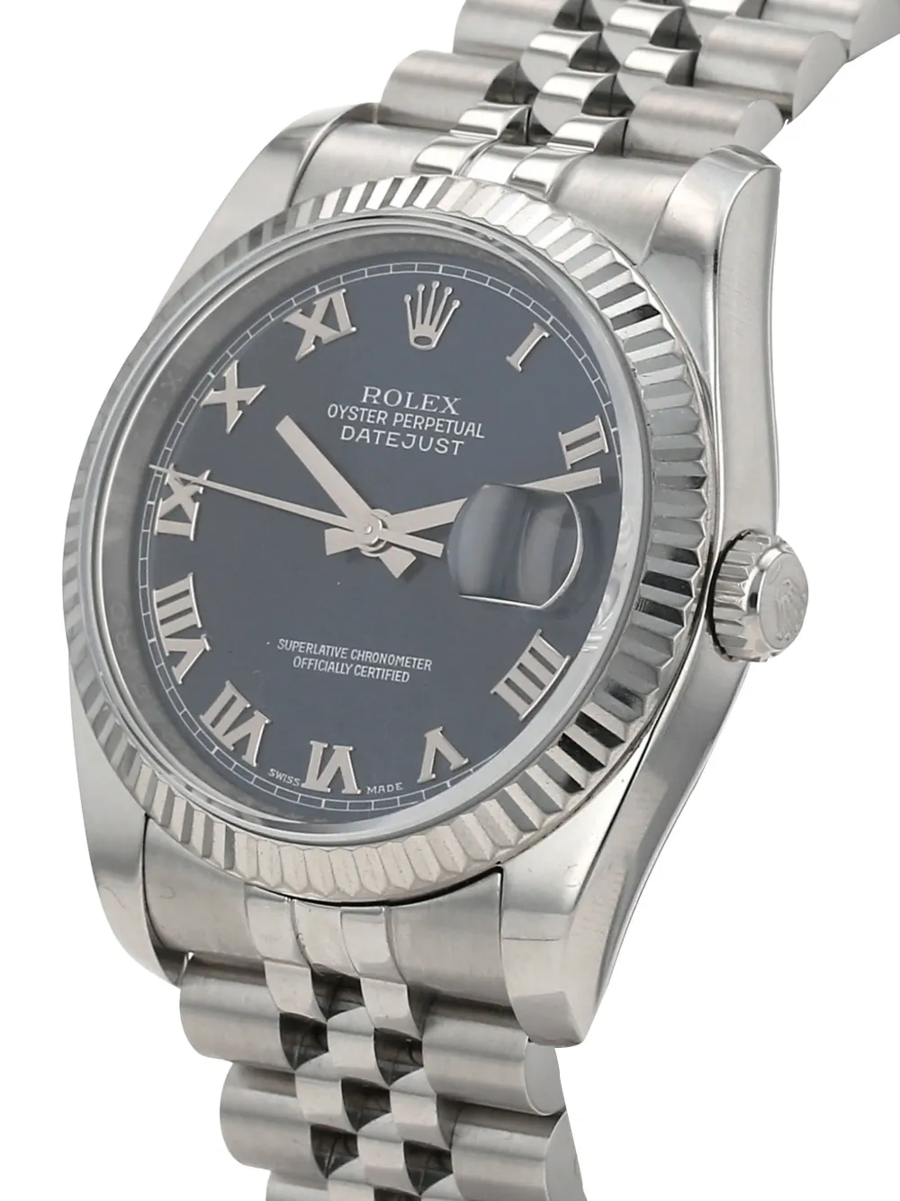 Rolex 2010 pre-owned Datejust horloge - Blauw