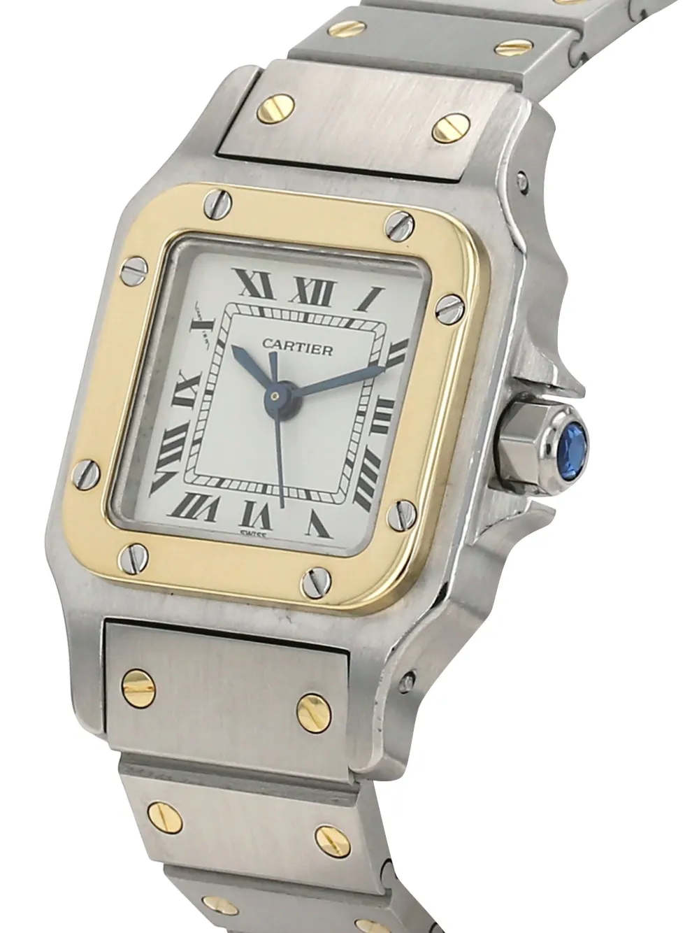Cartier 1990s pre-owned Santos horloge - Wit