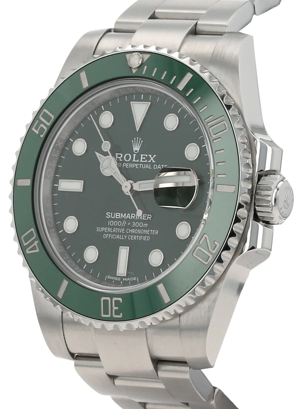 Rolex 2017 pre-owned Submariner Date 40 mm - Groen