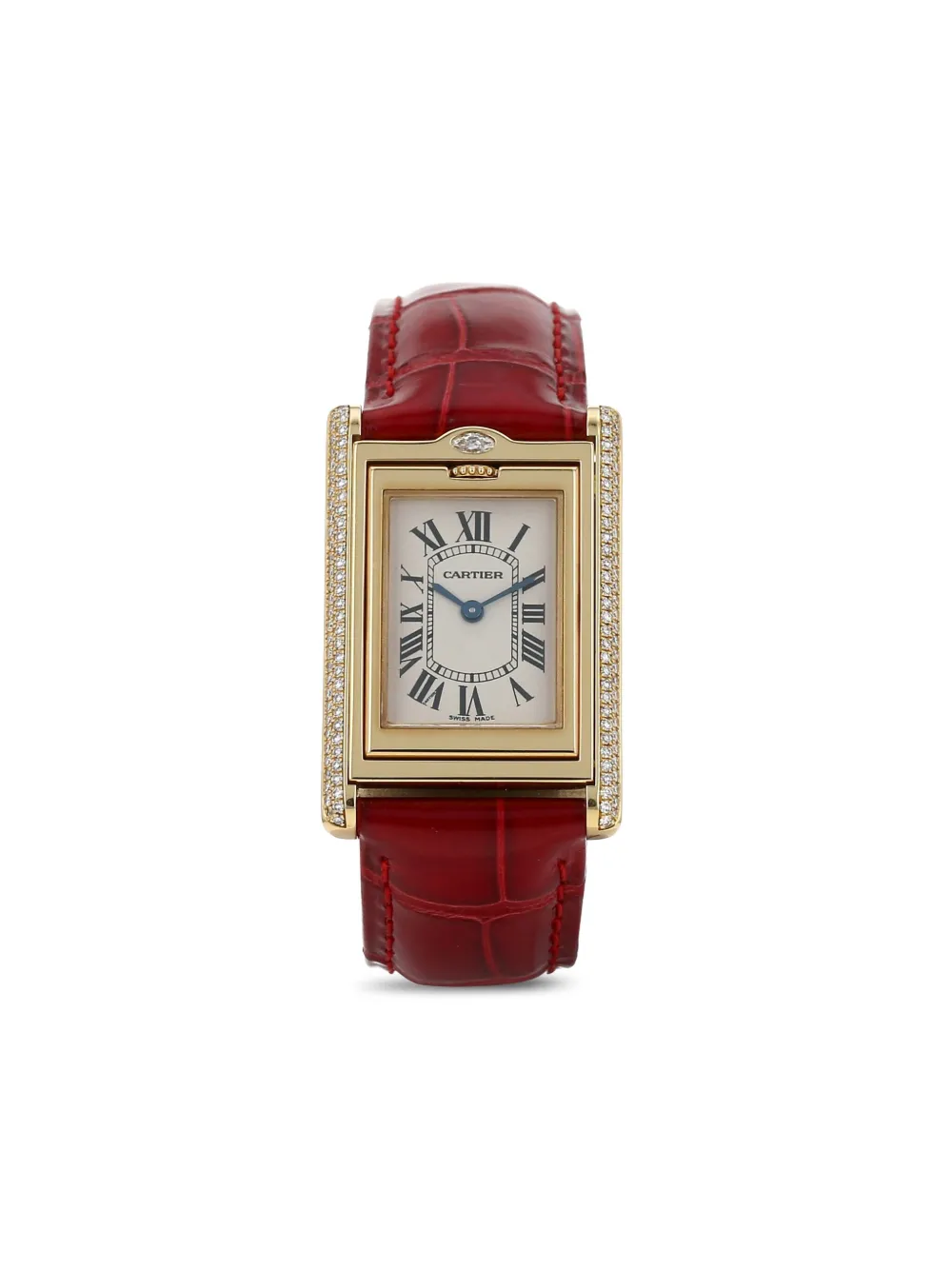 Cartier 1990s pre-owned Tank Basculante 36mm | White | Image 1