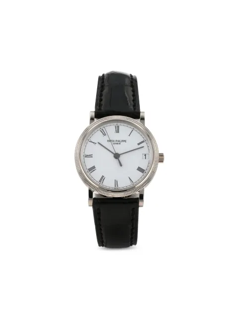 Patek Philippe Pre-Owned 2004 pre-owned Calatrava Clous De Paris 33mm