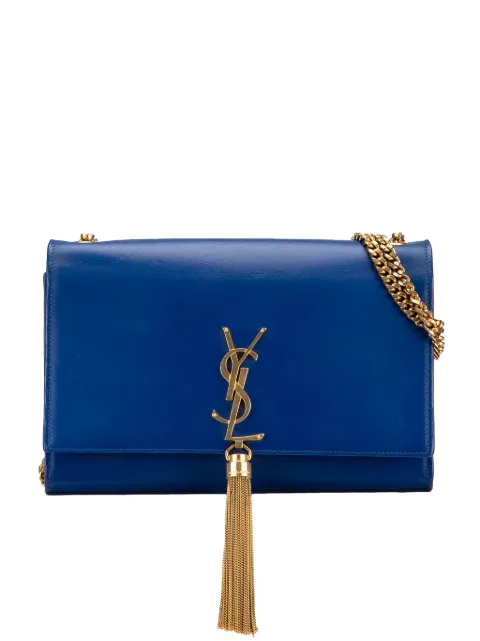 Saint Laurent Pre-Owned bolsa crossbody Medium Smooth Calfskin Monogram Kate Tassel 2019