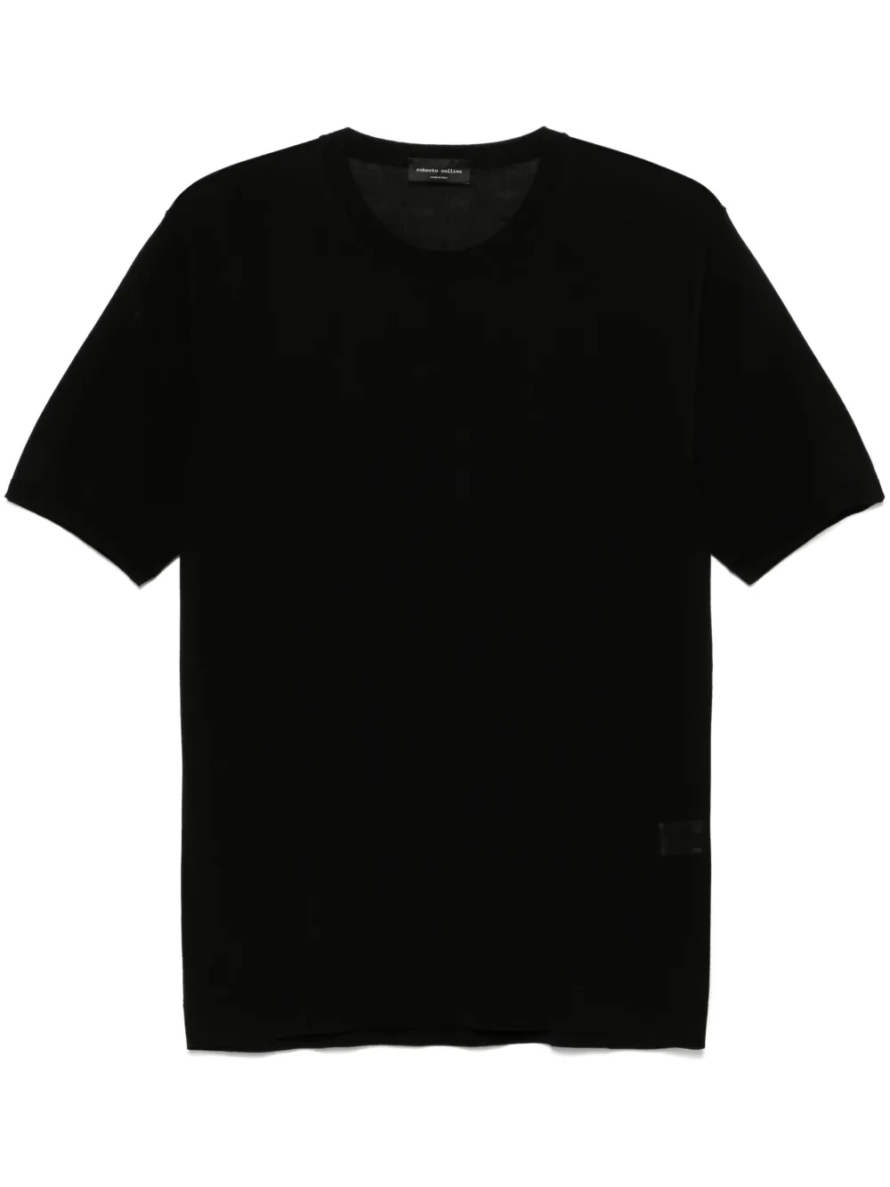 Roberto Collina playera de seda | negro | Image 1