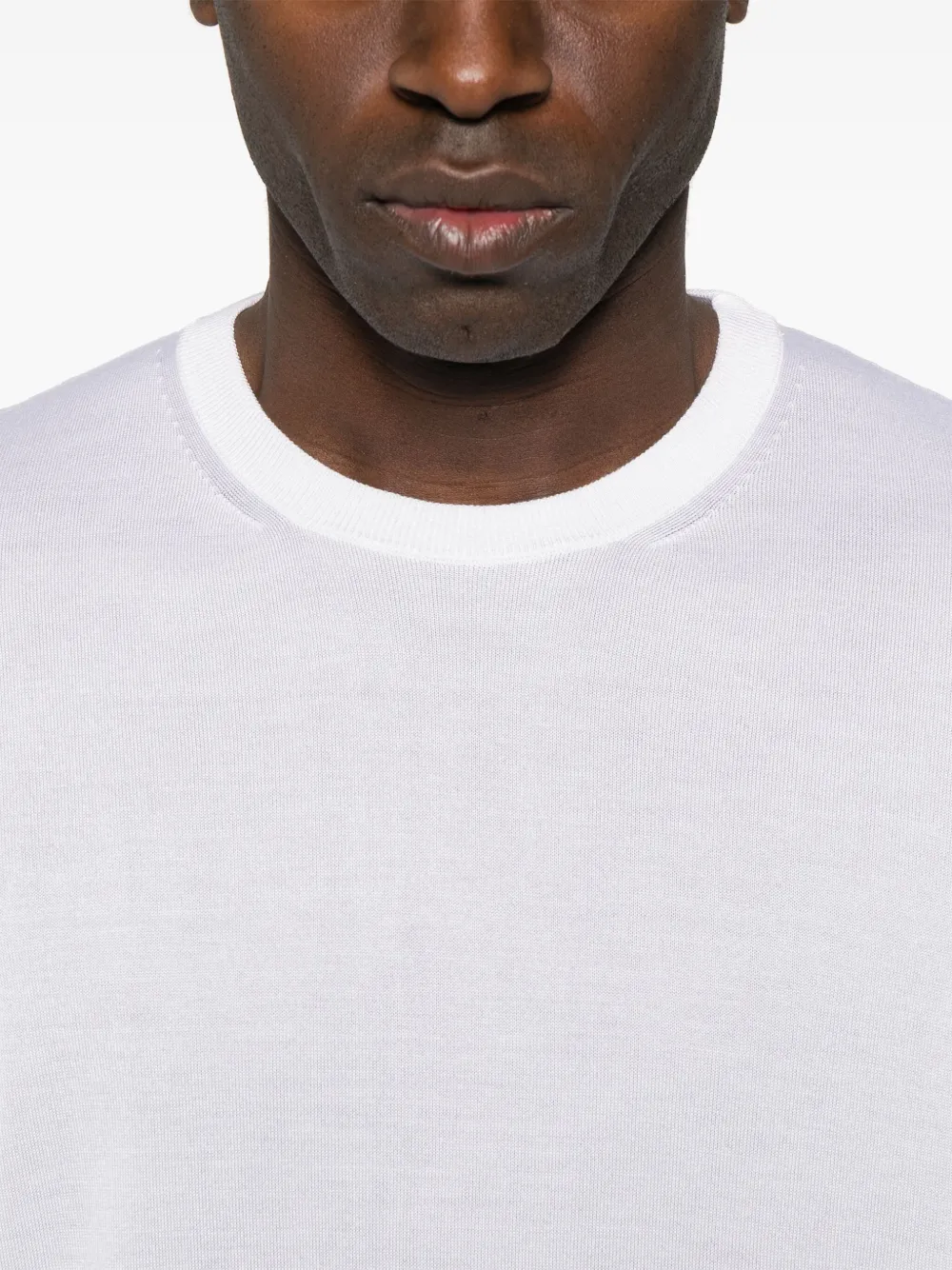 Roberto Collina Zijden T-shirt Wit
