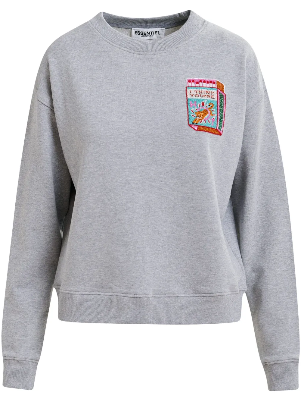 Essentiel Antwerp sudadera Hallumettes | gris | Image 1