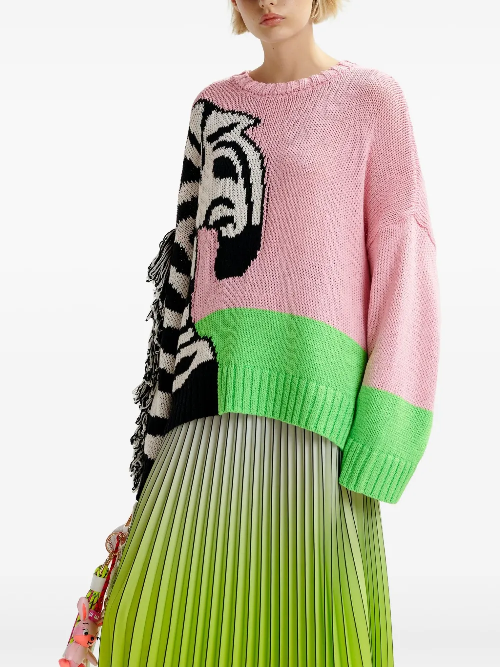 Essentiel Antwerp Higital sweater - Roze