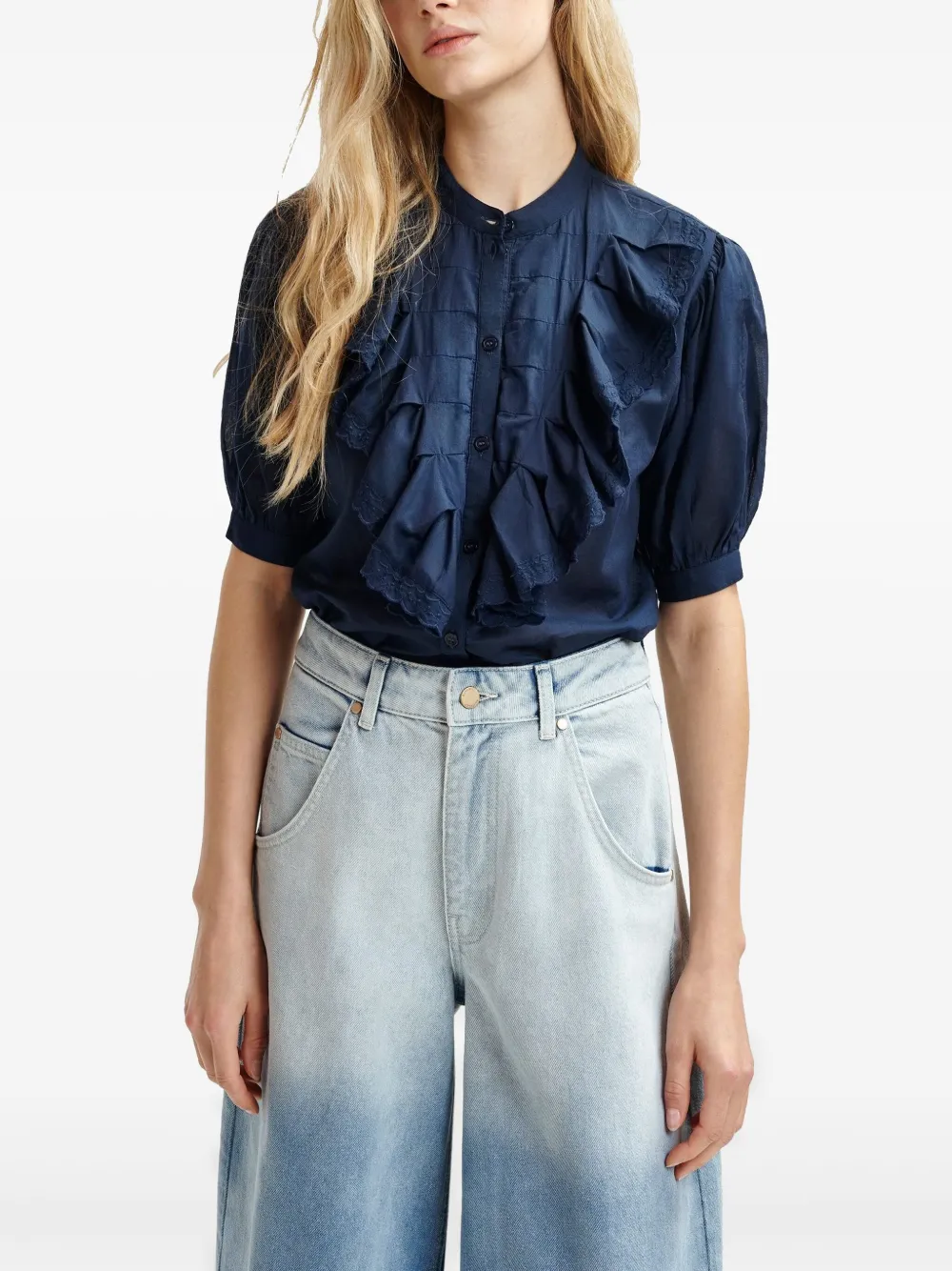 Essentiel Antwerp Hamadeus blouse Blauw