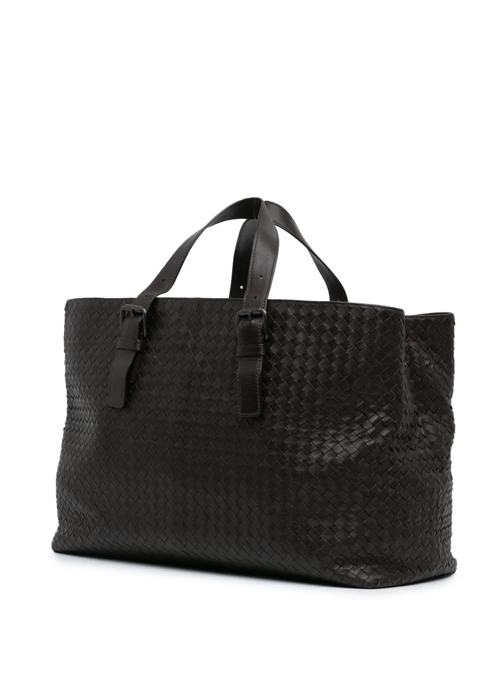 Bottega Veneta Pre-Owned 2011 XL Nappa Intrecciato A-Shape shopper - Bruin