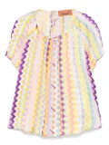 Missoni Kids zigzag-print blouse - Yellow