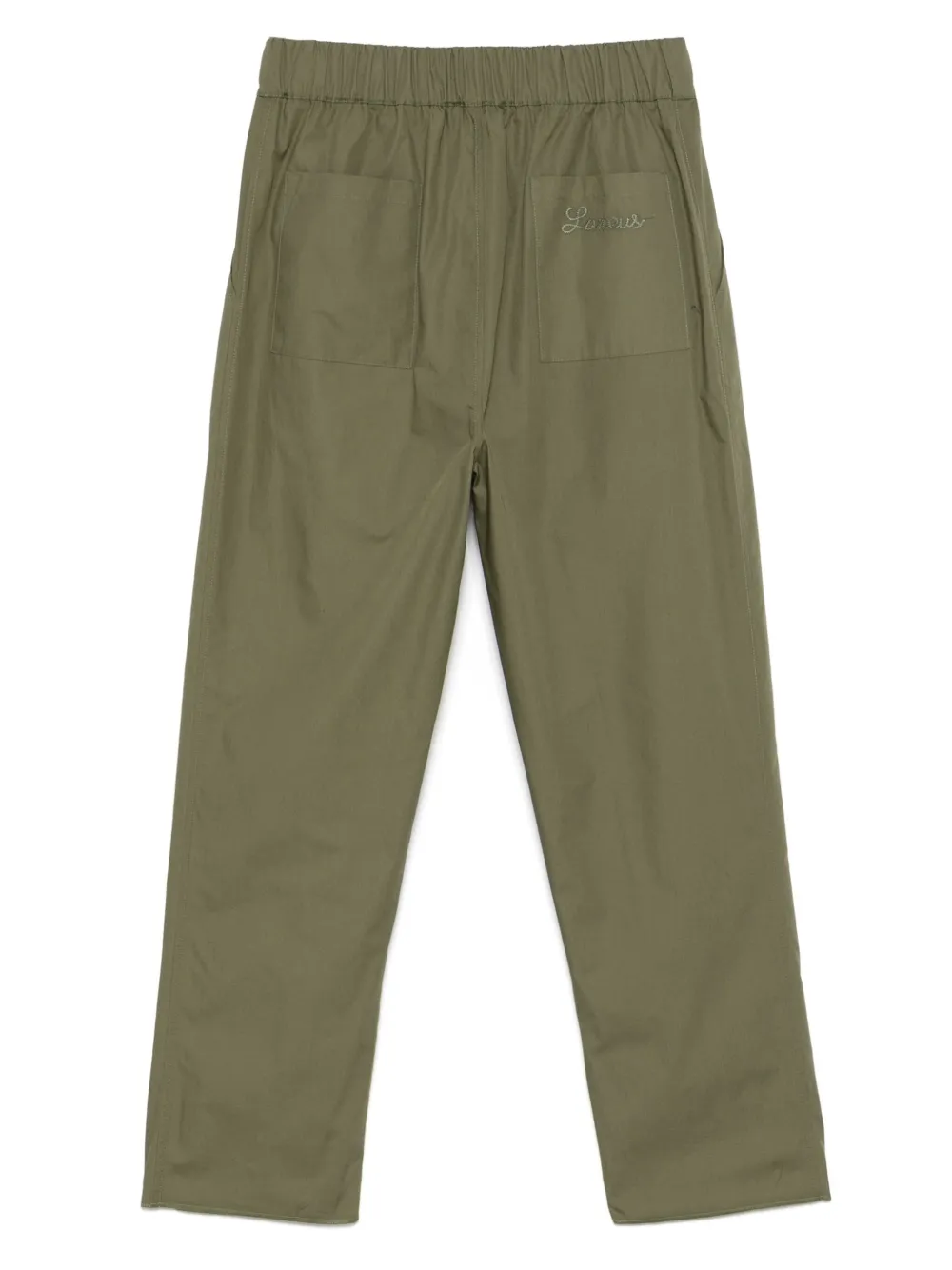 Laneus elastic-waist trousers - Groen