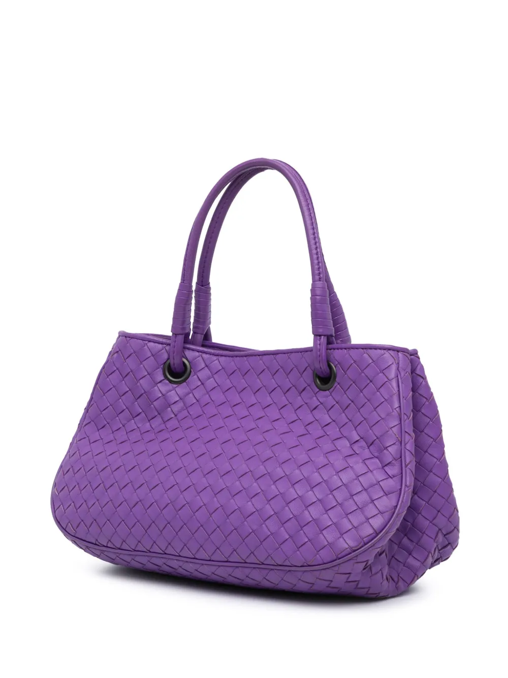 Bottega Veneta Pre-Owned 2012-2024 kleine Nappa Intrecciato shopper - Paars