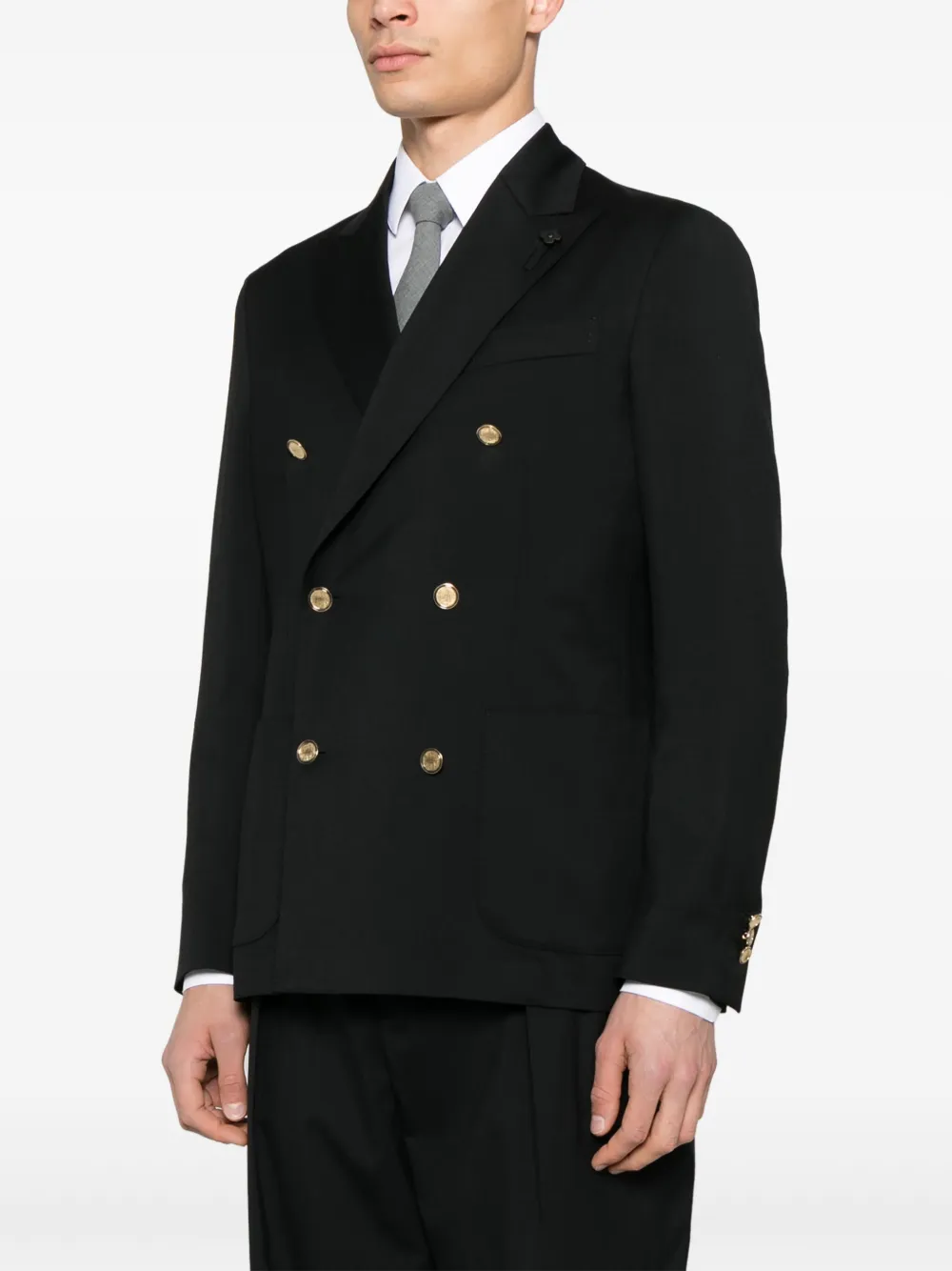 Lardini Roma blazer Zwart