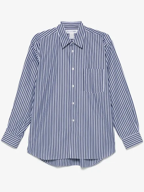 Comme Des Garçons Shirt camisa con rayas estampadas