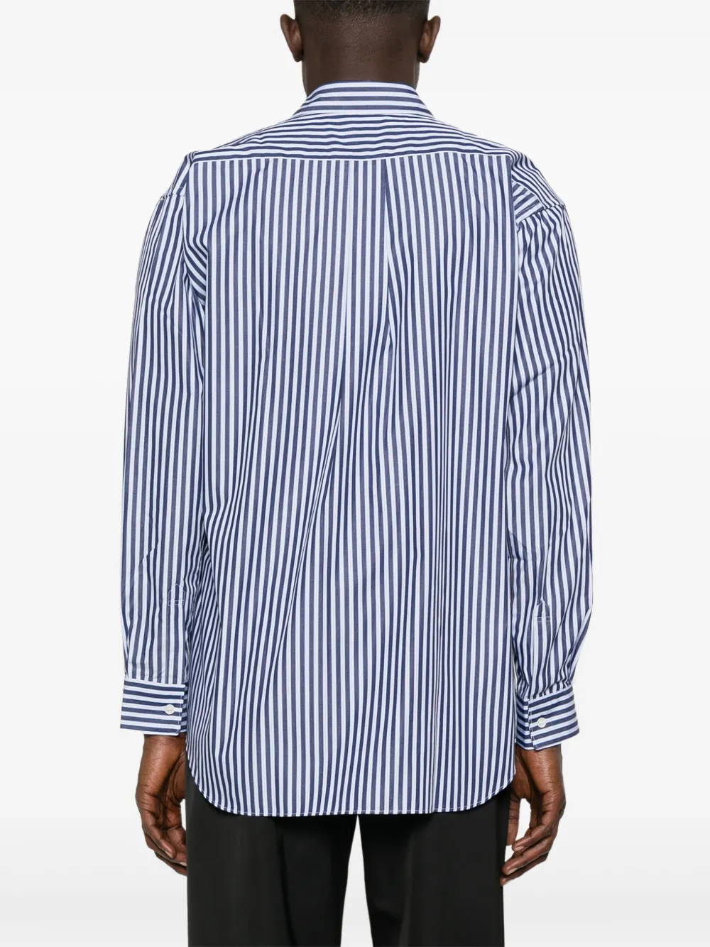 Comme Des Garçons Shirt Gestreept overhemd Blauw